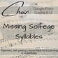 Missing Solfege Syllables Digital File Digital Resources cover